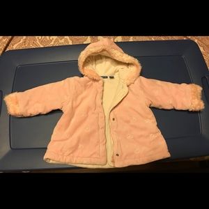 beautiful soft cozy rose pink coat for 18 months